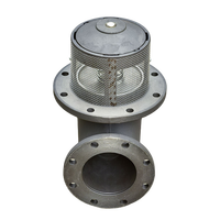 Penjualan Langsung Pabrik Katup Bawah Pneumatik Darurat Aluminium Alloy Bulat 4 Inci dengan Flensa