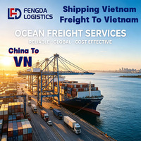 Transport maritime porte-à-porte vers le port du Vietnam, agent logistique, engagement d'horaire ponctuel
