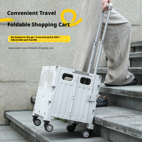Carrito Plegable y Ligero para Mascotas, Perros Pequeños/Medianos y Gatos, con 4 Ruedas, para Paseos y Viajes al Aire Libre