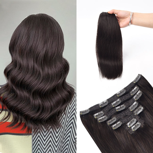 Extensions de cheveux humains vierges Remy 100% de qualité supérieure K.SWIGS, double trame, à clipser, 12-30 pouces, toutes couleurs, extensions à clipser sans couture - Product Image 2