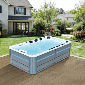 <span class=keywords><strong>Spa</strong></span> de luxe encastrable pour jardin avec massage par remous : créez votre zone de relaxation privée - Product Image 4