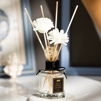 Diffuseur d'arômes en céramique à fleurs en verre, décoration florale, diffuseur de parfum à roseaux, vente chaude