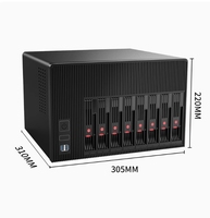 E5-2650V4 BKHD OEM NAS 8 baies C612 Intel Xeon E5-2695V4 4 * LAN 2 * M.2 ECC RAM pare-feu VPN routeur réseau Raid serveur de stockage réseau