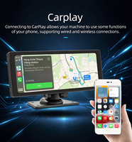 Autoradio Android portable BQCC 10,26 pouces avec caméra frontale, CarPlay, GPS, Android Auto, lecteur multimédia pour véhicule, écran, stéréo
