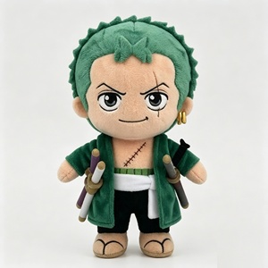 Figuras de Peluche de Zoro, <span class=keywords><strong>Luffy</strong></span> y <span class=keywords><strong>Chopper</strong></span> con Función de Movimiento y Tu Pegatina Personalizada para Regalos y Diversión (Dropshipping Internacional) - Product Image 4