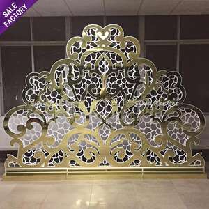 Sino Perfect New Style Wedding Large Stage Backdrop <b>Mirror</b> Acrylic Backdrop for Party Decoration - Product Image 1