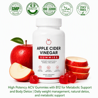 [Marque Blanche] Bonbons Gommeux ACV Haute Pureté 500mg avec B12 pour la Perte de Poids Naturelle, la Détox et le Soutien Digestif - Formule Végétalienne à la Pectine