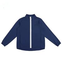 Veste de sport zippée personnalisée pour homme, col montant, fermeture éclair intégrale, possibilité d'impression de logo