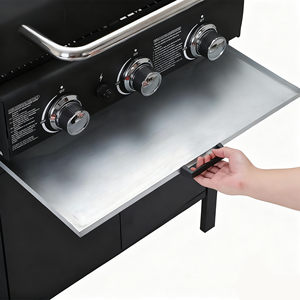 <span class=keywords><strong>Barbecue</strong></span> à gaz avec support de cuisson, réchaud à gaz et conteneur de rangement, pour la maison, le jardin, le camping en plein air - Product Image 6