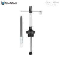 Tige de chicha en acier inoxydable POM facile à nettoyer pour usage quotidien