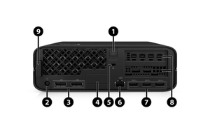 HPE Z2 Mini G9 Workstation Edizione Sicurezza Wolf Pro, Intel Core I7-13700 5.2GHz, 16GB, 512GB SSD, Mini PC Desktop - Product Image 6