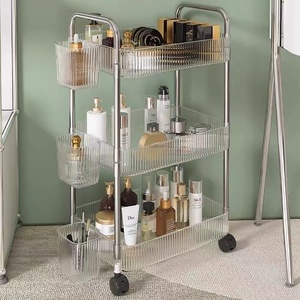 Étagère de rangement mobile de luxe léger pour la maison, étagère de rangement multi-niveaux, supports et étagères de rangement pour articles de location et collations - Product Image 3