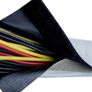 Manchon de câble ignifuge et étanche en PVC avec fermeture velcro, manchon isolant pour câble, manchon de câble auto-adhésif - Product Image 1