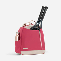 Sac de raquette en polyester portable personnalisé Sports de plein air grande capacité Tennis Pickleball Paddle stockage bandoulière sac de 7 pouces