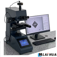 Control de prueba multipunto por software, probador de dureza Vickers con enfoque automático XYZ, alta producción, carrera XY de 50mm*50mm
