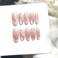 Faux ongles en acrylique pré-dessinés en gros, certifiés CE, couvrance totale, formes Stiletto, Carré, Amande, Papillon, pour application sur l'ensemble des doigts