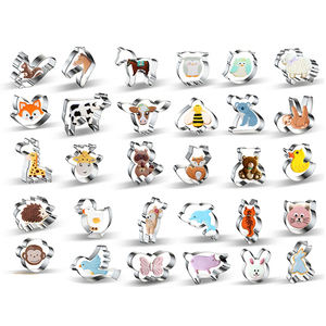 Qualité alimentaire mignon dessin animé Animal emporte-pièce timbre Cortapatas pour enfants bricolage Biscuit gâteau métal moule accessoires de cuisson - Product Image 1