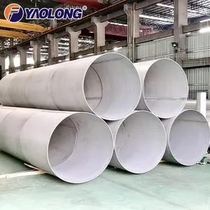 Grande diâmetro 600mm 316l soldado tubo de máquina de dobra tubo de aço inoxidável 304 china fabricante