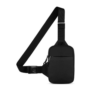 Water Resistant Zipper Fanny Pack Running Phone Holder Men Women Workout Vintage <b>Mini</b> <b>Crossbody</b> Sling <b>Bag</b> Chest <b>Bag</b> Dual Pocket - Product Image 1