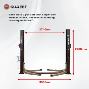 <span class=keywords><strong>Pont</strong></span> Élévateur de Voiture HuaTong 220V 380V Approuvé CE Élévateur Hydraulique <span class=keywords><strong>Auto</strong></span> à 2 Colonnes pour <span class=keywords><strong>Garage</strong></span> Domestique Prix Abordable - Product Image 2