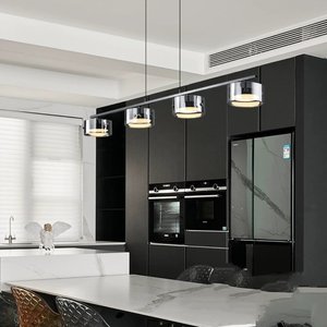 โคมไฟระย้าแก้วหรูหราสไตล์อิตาลี ดีไซน์มินิมอลสร้างสรรค์เฉพาะตัวสำหรับห้องอาหาร - Product Image 2