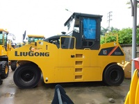 Compacteur à pneus pneumatiques Liugong 20 tonnes CLG6520E, rouleau vibratoire pour routes