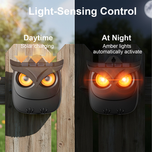 Luz LED Repelente de Animales con Energía Solar, Ahuyentador de Ciervos, Coyotes, Mapaches y Mofetas para Jardín, Granja y Patio, Impermeable - Product Image 4