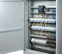 Armoire de commande PLC personnalisée, coffret de commande électrique basse tension, armoire de distribution d'énergie en acier pour intérieur, 100A IP55
