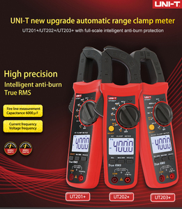 Pinza Amperimétrica Digital Uni-T UT204+ con NCV, 400-600A, Prueba de Temperatura, Auto True RMS, Multímetro de Alta Precisión para Pruebas de Corriente y Voltaje - Product Image 5