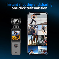 Stokta Mevcut Cep Spor Kamerası X3 4K/1080p CMOS Sensör EIS Titreşim Engelleme WiFi 1.0" Ekran MicroSD Gece Çekimi Açık Hava Sürüşü