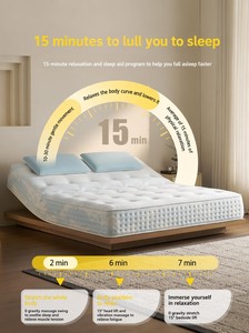 Matelas intelligent artisanal en crin de cheval, multifonctionnel et ajustable, favorisant le sommeil, avec housse en tissu tricoté ZH-011 - Product Image 2