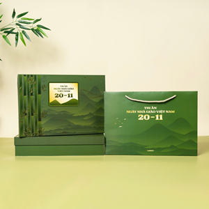 Cajas de regalo de vino Materiales reciclables Cajas de regalo Premium personalizadas Vela Caja de regalo de papel rígido Embalaje Proveedor mayorista - Product Image 4