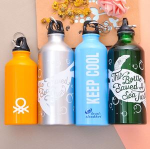 Botella de Aluminio Deportiva para Bebidas con Logotipo Personalizado - Product Image 4