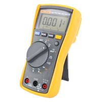 Fluke 115มัลติมิเตอร์ True RMS,มัลติมิเตอร์ไฟ LED สีขาวขนาดใหญ่อัตโนมัติเลือกแรงดันไฟฟ้า Ac/dc
