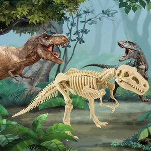 Kit de squelette d'assemblage de bricolage pour enfants-petit <span class=keywords><strong>dinosaure</strong></span> artisanal pour la simulation d'artisanat éducatif du collège élémentaire - Product Image 4