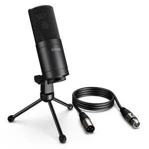 Fifine K669C Wired XLR Dynamic Microphone Condenser Gaming Microphone Podcast Asmr Microphone