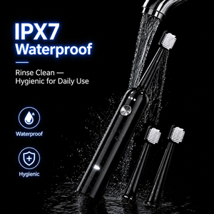 Nuovo Spazzolino Sonico Vibrante Girevole 3 in <span class=keywords><strong>1</strong></span> 2026, Pulizia a 360°, Impermeabile IPX7, Ricarica Wireless, Timer 2 Minuti, 35+ Giorni di Autonomia - Product Image 5