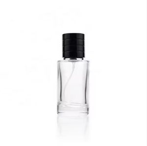Cylinder Glass <b>Perfume</b> <b>Bottle</b> With Screw Cap Clear Body 30ml 50ml 100ml Empty Fragrance Container Industrial Use - Product Image 3