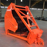 Godet de préhension motorisé sans fil ACME Q345 pour excavatrice 1-50t, ouverture de mâchoire maximale 880 mm, construction certifiée ISO