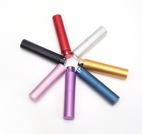 Mini bouteille de recharge de parfum d'huile en aluminium portable cosmétique personnalisée 8ml 10ml vaporisateur de verre épais atomiseur de parfum de fantaisie avec boîte