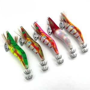 Nouveau 2.5 #   Leurre dur en bois pour poulpe, qualité japonaise, courbé et coloré, 10g, en promotion pour la pêche en mer au bar - Product Image 1