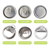 Bouteille en PET de 330 ml avec couvercles en aluminium à anneau de traction, impression personnalisée du logo, du texte et du motif, pour jus, boissons, bière, bouteille scellée en plastique