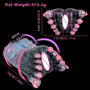 Nouveau design de masturbateur fantaisie inspiré des animaux, style Phantom Foot, canal unique pour hommes - Product Image 5