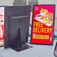 Pantalla Táctil LCD Android de 18.5 Pulgadas para Escritorio, Tablero de Menú, Funcionamiento 24/7, 350 Nits, Pantalla Táctil Capacitiva LCD Android de Fábrica