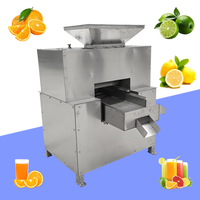 Machine à presser les agrumes à double rouleau 500-1000 kg/h pour extraire le jus de pamplemousse, citron, orange