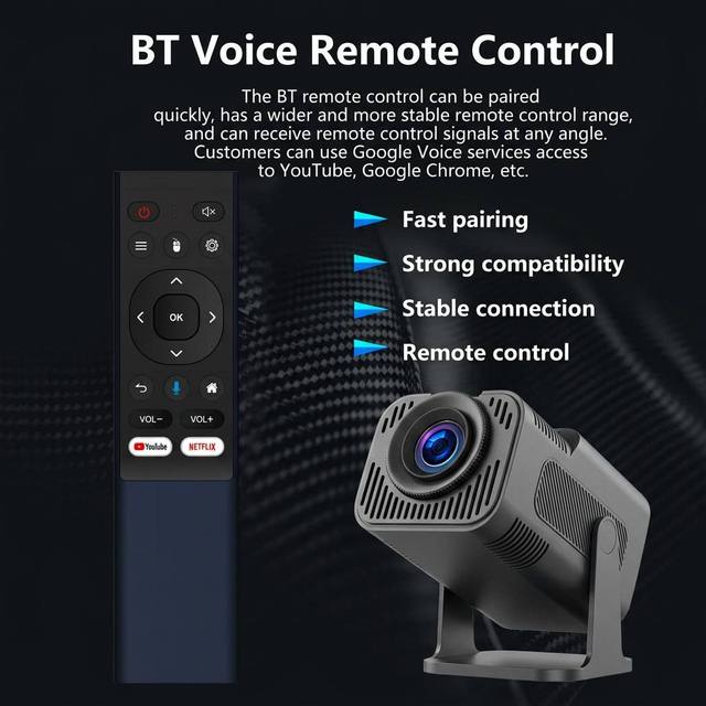 2026 HY320Mini Home Theater Smart Projector Portable Outdoor HD LED Lamp Android 13 200 Lumens 30-150 Inch WiFi Short Throw