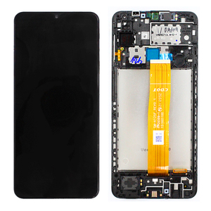 หน้าจอ Samsung Galaxy A12 แบบเต็มจอพร้อมกรอบ ขนาด 6.5 นิ้ว TFT LCD อะไหล่เปลี่ยน สีดำ รุ่น BOE A125F - Product Image 1