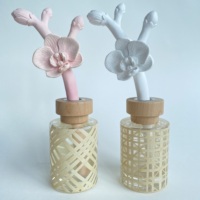 Ensembles de diffuseurs de fleurs en plâtre entièrement personnalisés, cadeaux, décoration intérieure, aromathérapie sans feu, ensembles de désodorisants d'air pour la maison