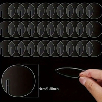 Lot de 50 marqueurs de verres en acrylique, étiquettes de bordure pour verres, accessoires de vin DIY, pour mariages et anniversaires, sans plumes, sans alimentation électrique, UV