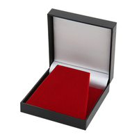 Boîte d'emballage rigide pour médailles, faite à la main, écologique, en plastique, avec insert en velours rouge, tailles personnalisées, emballage pour pièces de monnaie en or